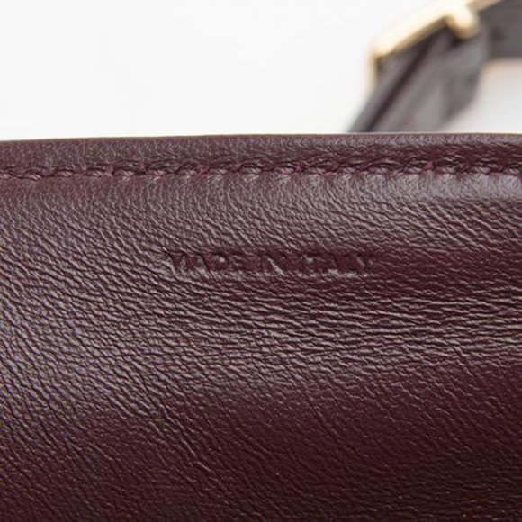 SOLD Celine Burgundy Leather Besace 16 Crossbody - Picture 7 of 10